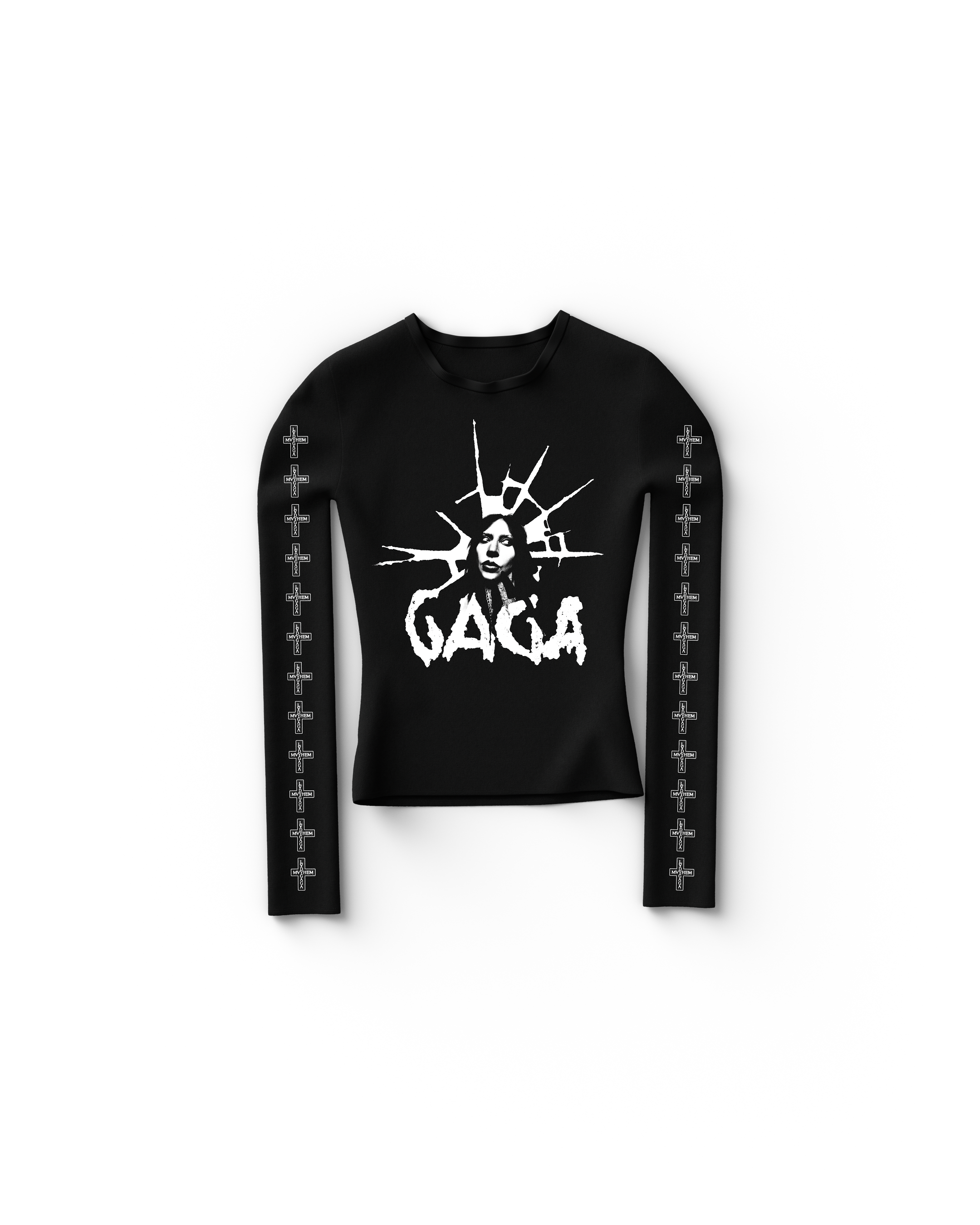 Cross Sleeve Fitted Longsleeve T-Shirt