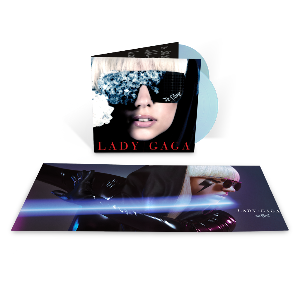 THE FAME VINYLE BLEU CLAIR TRANSLUCIDE