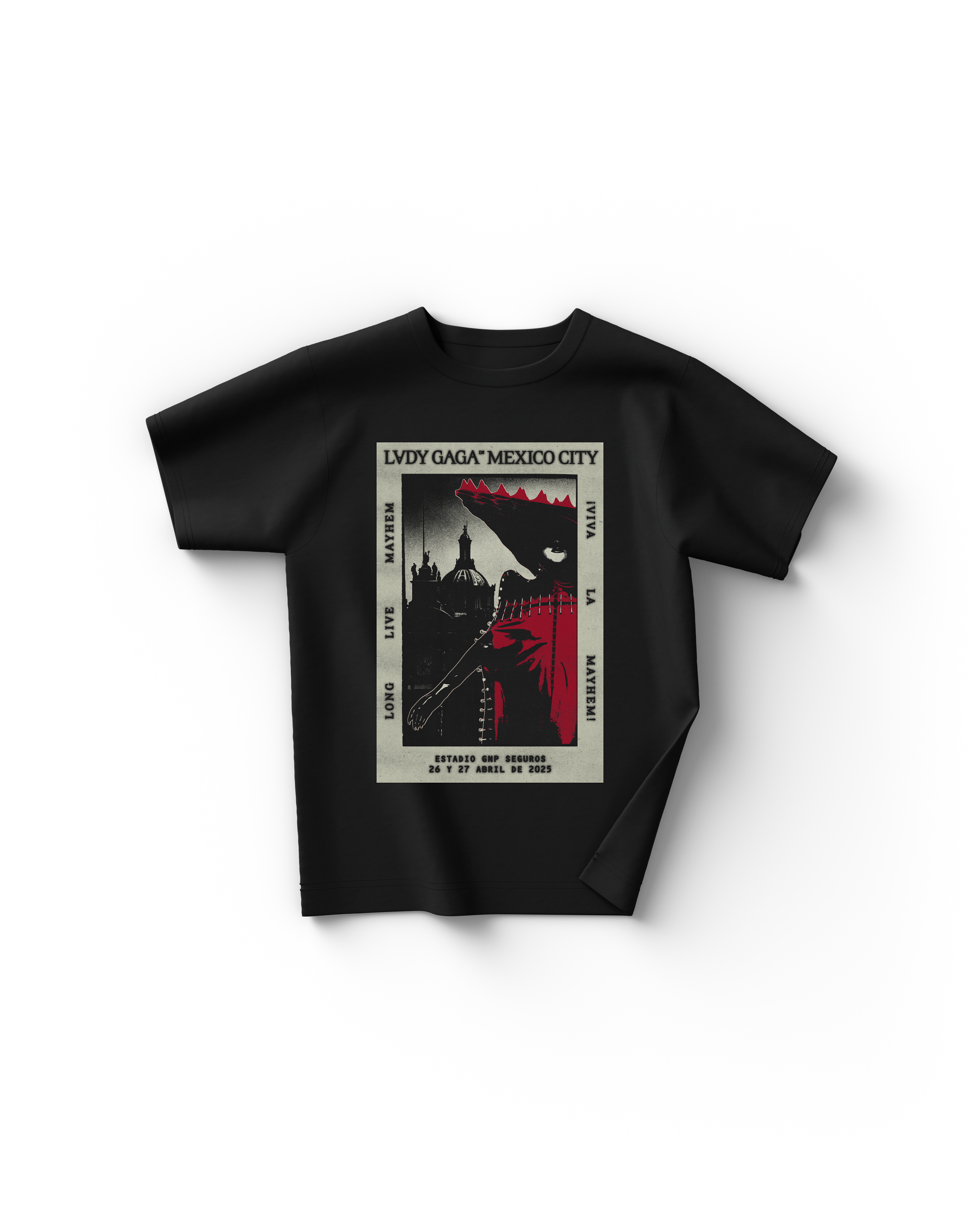 Black CDMX Poster T-Shirt