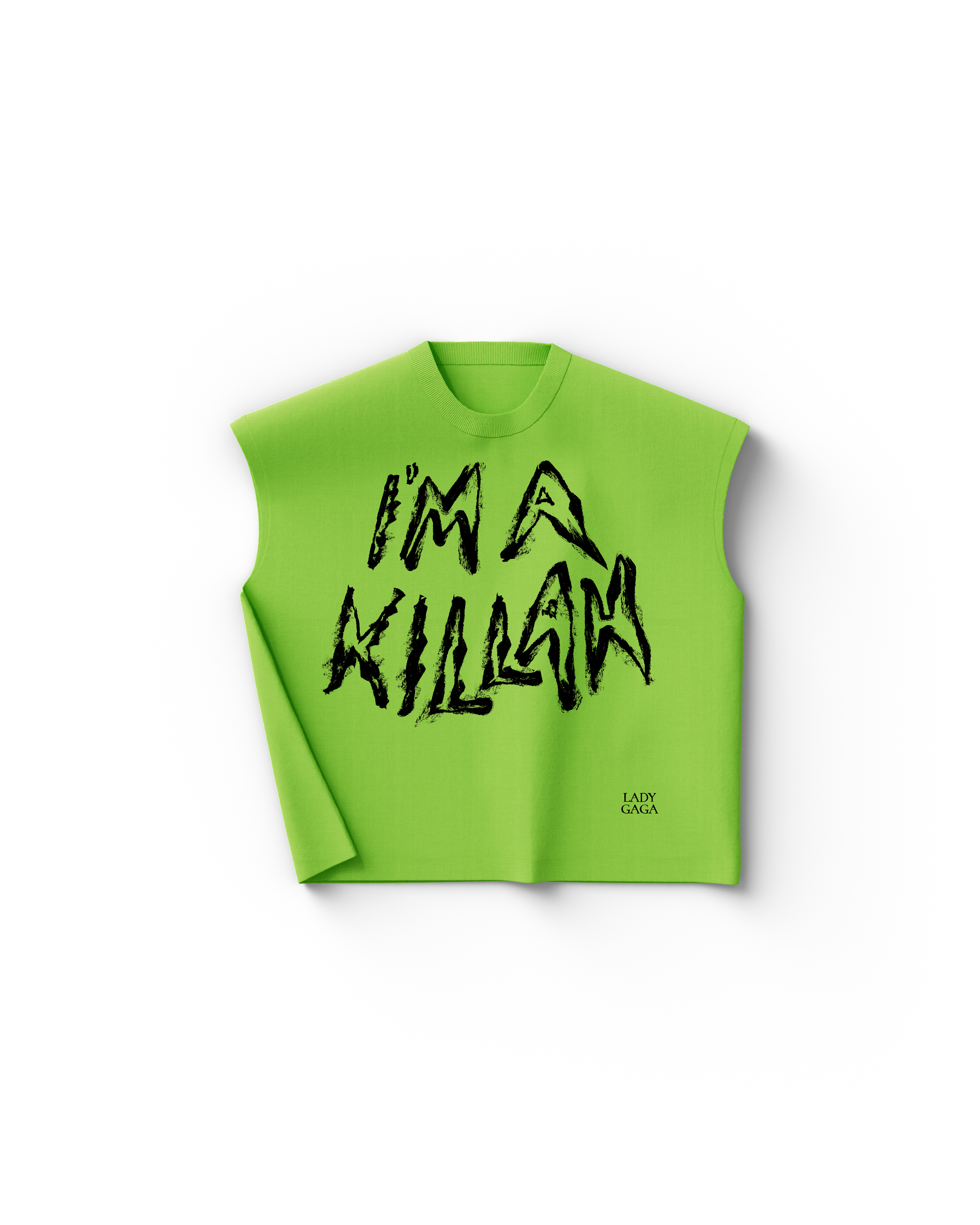 【新品】LADYGAGA：IM A KILLAH TANK 　Sサイズ I'm A Killah Cutoff - Lady Gaga Official FR