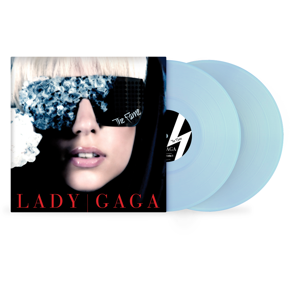 THE FAME VINYLE BLEU CLAIR TRANSLUCIDE